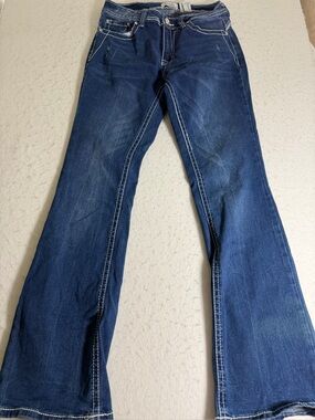 Angel Dark Blue Flare Jeans